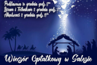 WIECZÓR OPŁATKOWY W SALEZIE